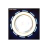 Allextreme LED Projector Lens 3 in 1 Function High & Low Beam Intensity Headlight with Flasher Function Devil Eye Rings (Blue & Red)
