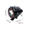 AllExtreme EXU7FRS2 Rainbow Style Hybrid U7 Foglight Waterproof Driving Spotlight with Red Angel Eye for Cars, Bikes, Trucks and Motorcycle (15W, Red & White Light, 2 PCS)