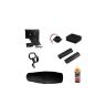 Allextreme EXSP71K 7 in 1 Combo Accessories Kit with Engine Guard Ladies Handle Grip Cover Brake Paddle Buzzer Polish and Seat Cover Compatible for Hero Splendor - Multicolor