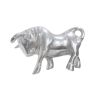 AllExtreme EXBFMC1 Bull Style Bike Styling Front Mudguard Ornament Sign Emblem Logo with Chrome Finishing for Motorcycles & Bikes (Chrome, 1 PC)