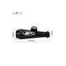 AllExtreme EX51MSB 51mm Inlet Long Grenade Launcher Shape Exhaust Pipe Muffler Silencer with Explosion Fire Shot Sound Compatible for Scooter Motorbike (Black Tail)