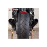 AllExtreme EX51MSB 51mm Inlet Long Grenade Launcher Shape Exhaust Pipe Muffler Silencer with Explosion Fire Shot Sound Compatible for Scooter Motorbike (Black Tail)