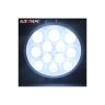 Allextreme EX12FS1 12 LED Round Fog Light Off-Road Driving Spot Lamp for Motorcycle SUV Jeep Car Truck (24W, White Light, 1 PC)