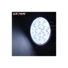 Allextreme EX12FS1 12 LED Round Fog Light Off-Road Driving Spot Lamp for Motorcycle SUV Jeep Car Truck (24W, White Light, 1 PC)
