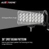 Allextreme EX24F058 Heavy Duty Upgraded Version 24 Led Fog Light/Work Light Bar Spot Beam Off Road Driving Lamp 1 Pcs 72W Cree,Pack Of 1