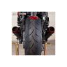 AllExtreme EX51SLR 51mm Inlet Long Grenade Launcher Shape Exhaust Pipe Muffler Silencer with Explosion Fire Shot Sound Compatible for Scooter Motorbike (Red Tail)