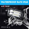 AllExtreme EX7IW2P 7 Inch CREE Led Fog Light 24 LED Waterproof Cube Pod Spot Lamp with Mounting Brackets for Cars and Motorcycle (72W, White Light, 2 PCS)