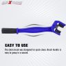 AllExtreme ‎CYL-06-T Multi-Purpose Bike Chain Cleaner Brush with Soft & Long Bristles Ideal for Quick Cleaning of Cycles, Motorcycles (Blue)
