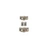 Allextreme AESSC001 12 Pcs Round Stainless Steel Spice Containers with Shaker Lids and 4 Different Knobs for Dining Table, Kitchen Counters and Racks