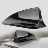 AllExtreme Car Shark Fin Roof Antenna Radio FM/AM Car Accessories Decorater Universal for Car (Black)