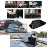 AllExtreme Car Shark Fin Roof Antenna Radio FM/AM Car Accessories Decorater Universal for Car (Black)