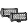 Allextreme EX12F7W2 12 LED Fog Light Bar 7.5 Inch Waterproof Worklight for Bikes Motorcycles and Cars (36W, White Light, 2 PCS)