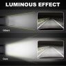 Allextreme EX12F7W2 12 LED Fog Light Bar 7.5 Inch Waterproof Worklight for Bikes Motorcycles and Cars (36W, White Light, 2 PCS)