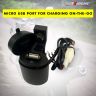 AllExtreme EXUCC005 Universal Waterproof Motorcycle USB Charger Adapter with Cap & Power LED Indicator with Installation Kit (9-36V)