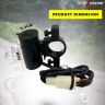 AllExtreme EXUCC005 Universal Waterproof Motorcycle USB Charger Adapter with Cap & Power LED Indicator with Installation Kit (9-36V)