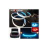 AllExtreme EXCTR1B Universal Car LED Strip Light Daytime Running Indicator Turn Signal Sequential Flow Led Lamp for Cars (60cm, 2 PCS)