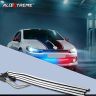 AllExtreme EXFSLW2 Waterproof IP67 Flexible Rubber High Power Daytime Running Lamp Universal 12V Chip COB LEDs DRL Strip Light for Car and Other Vehicle (6W, White)