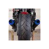 AllExtreme EX51MSB 51mm Inlet Long Grenade Launcher Shape Exhaust Pipe Muffler Silencer with Explosion Fire Shot Sound Compatible for Scooter Motorbike (Blue Tail)