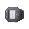 AllExtreme EX6CFL2 Dually Flush Mount 4D Optic Projector Lens CREE LED Fog Light for Truck Jeep Tractors (18W, White Light, 2 PCS)