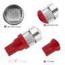 Allextreme EXT106R Universal T10 LED Parking Light 6 SMD Super Bright Interior Pilot License Plate Dome Indicator Lamp Bulb for Car Bike and Motorcycle (2W, Red, 2 PCS)