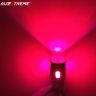 Allextreme EXT106R Universal T10 LED Parking Light 6 SMD Super Bright Interior Pilot License Plate Dome Indicator Lamp Bulb for Car Bike and Motorcycle (2W, Red, 2 PCS)