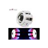 Allextreme EXPLBRW Projector LED Lamp 12v IP65 Waterproof 3-stylish Angel Ring Compatible with Cars, Motorcycles & Other Vehicles- Multicolor