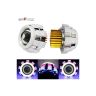 Allextreme EXPLBRW Projector LED Lamp 12v IP65 Waterproof 3-stylish Angel Ring Compatible with Cars, Motorcycles & Other Vehicles- Multicolor
