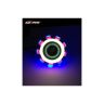 Allextreme EXPLBRW Projector LED Lamp 12v IP65 Waterproof 3-stylish Angel Ring Compatible with Cars, Motorcycles & Other Vehicles- Multicolor