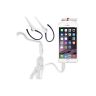 Allextreme MAK 3.5 mm Stereo Headphone with Mic and Inline Control for iPhone, Samsung Mobiles and Tablets (White)