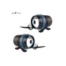 Allextreme EXBU3F2 U3 LED Fog Light Universal Spot Driving Head Lamp with Blue Ring for Cars Bikes and Motorcycles (8W, White & Blue Light, 2 PCS)