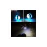 Allextreme EXBU3F2 U3 LED Fog Light Universal Spot Driving Head Lamp with Blue Ring for Cars Bikes and Motorcycles (8W, White & Blue Light, 2 PCS)
