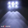 Allextreme EX6BFL1 6 LED Fog Light Waterproof Heat Sink Projector Lamp with Two Multicolor Blinking Bulb for Bikes Cars and Motorcycles (18W, White Light, 1 PC)