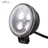 Allextreme EX4LD1R 4 LED Fog Light Spot Beam Waterproof Pod Driving Work Light with Red Outer Ring for Motorcycle Jeep Truck Boat and Cars (20W, White Light and Red, 1 PC)