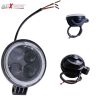 AllExtreme EX4LD2R 4 LED Fog Light Spot Beam Waterproof Pod Driving Work Light with Red Outer Ring for Motorcycle Jeep Truck Boat and Cars (20W, White Light and Red, 2 PCS)