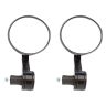 AllExtreme EX78RBM Universal 7/8 Inch Handlebar Motorcycle Rear View Side Mirrors Set Compatible for Bullet Classic Electra Standard 350cc & 500cc (Black, 2 PCS)