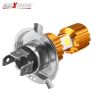 AllExtreme H4 Missile Projector LED Headlight Bulb for Motorcycle, Scooter, Car, Truck, ATV (9W, Golden, Pack of 1)