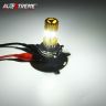 AllExtreme H4 Missile Projector LED Headlight Bulb for Motorcycle, Scooter, Car, Truck, ATV (9W, Golden, Pack of 1)