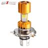 AllExtreme H4 Missile Projector LED Headlight Bulb for Motorcycle, Scooter, Car, Truck, ATV (9W, Golden, Pack of 1)