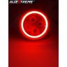 Allextreme EX4LD1O 4 LED Fog Light Spot Beam Waterproof Driving Work Light with Outer Ring for Motorcycle Jeep Truck Boat and Cars (20W, White Light and Orange, 1 PC)