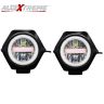 Allextreme EXU23F2 30W U23 Auxiliary Fog Lamp Waterproof Driving Spot LED Lights with Blue Demon & Red Angel Eyes for Bikes Cars Trucks ATVs SUVs Jeeps Boats (Multicolor, 2 PCS)