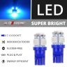 Allextreme EXT10B2P LED Parking Light Super Bright 5 SMD Car Interior License Plate Wedge Dome Trunk Dashboard Bulb for Car Bike and Motorcycle (0.6W, Blue, 2 PCS)