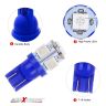 Allextreme EXT10B2P LED Parking Light Super Bright 5 SMD Car Interior License Plate Wedge Dome Trunk Dashboard Bulb for Car Bike and Motorcycle (0.6W, Blue, 2 PCS)