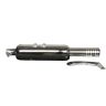 AllExtreme EXULS4 Mini Short Bottle Empty Punjabi Silencer Exhaust with Bush Compatible for BS3 and BS4 Model Bullet 350cc and 500cc (Chrome)