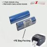 AllExtreme Thermal Transfer Resin Enhanced Wax Ribbon Ink Outside for Barcode Label Tag Printing (42MM*200M, Pack of 2)