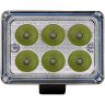 Allextreme EX6FO1P 6 LED Fog Light Bar Waterproof High Beam Off Road Driving Work Lamp for Motorcycle and Cars (18W, White Light, 1 PC)