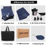 AllExtreme EXUCMB1 Multifunctional Inflatable Car Bed Mattress Universal Car Back Seat Travel Air Inflation with Two Air Pillows, Car Air Pump and Repair Kit (Black)