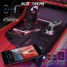 AllExtreme EXCARG7 Wireless in-Car Hand Free Call/Stereo Music Player Bluetooth FM Transmitter with USB Car Mobile Charger for All Android Smartphone & Other Devices (Silver)