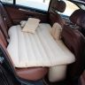 Allextreme Multifunctional Inflatable Car Bed Mattress with Two Air Pillows, Car Air Pump and Repair Kit for Travel, Trips, Camping, Picnic, Pool & Beach|Universal Fit (Cream)
