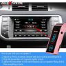 AllExtreme CARG7 Wireless in-Car Hand Free Call/Stereo Music Player Bluetooth FM Transmitter with USB Car Mobile Charger for All Android Smartphone & Other Devices (Rose Gold)