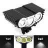 Allextreme EX3OEB1 3 LED Owl Eye Waterproof CREE LED Fog Light with High Beam/Low Beam Function for Bike/Motorcycle and Cars (30W, Black, 1 PC)